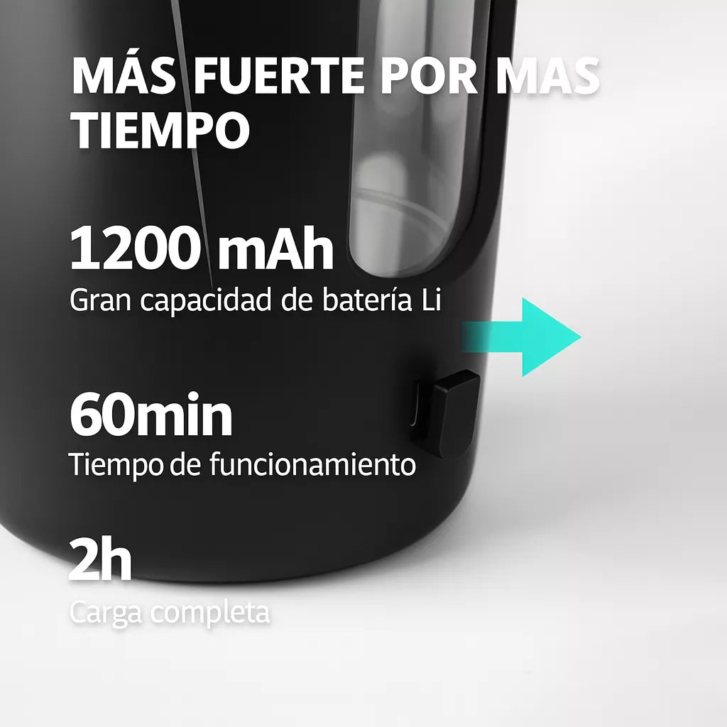 Shaker Eléctrico para Proteína 650ml - Beflow Turbo