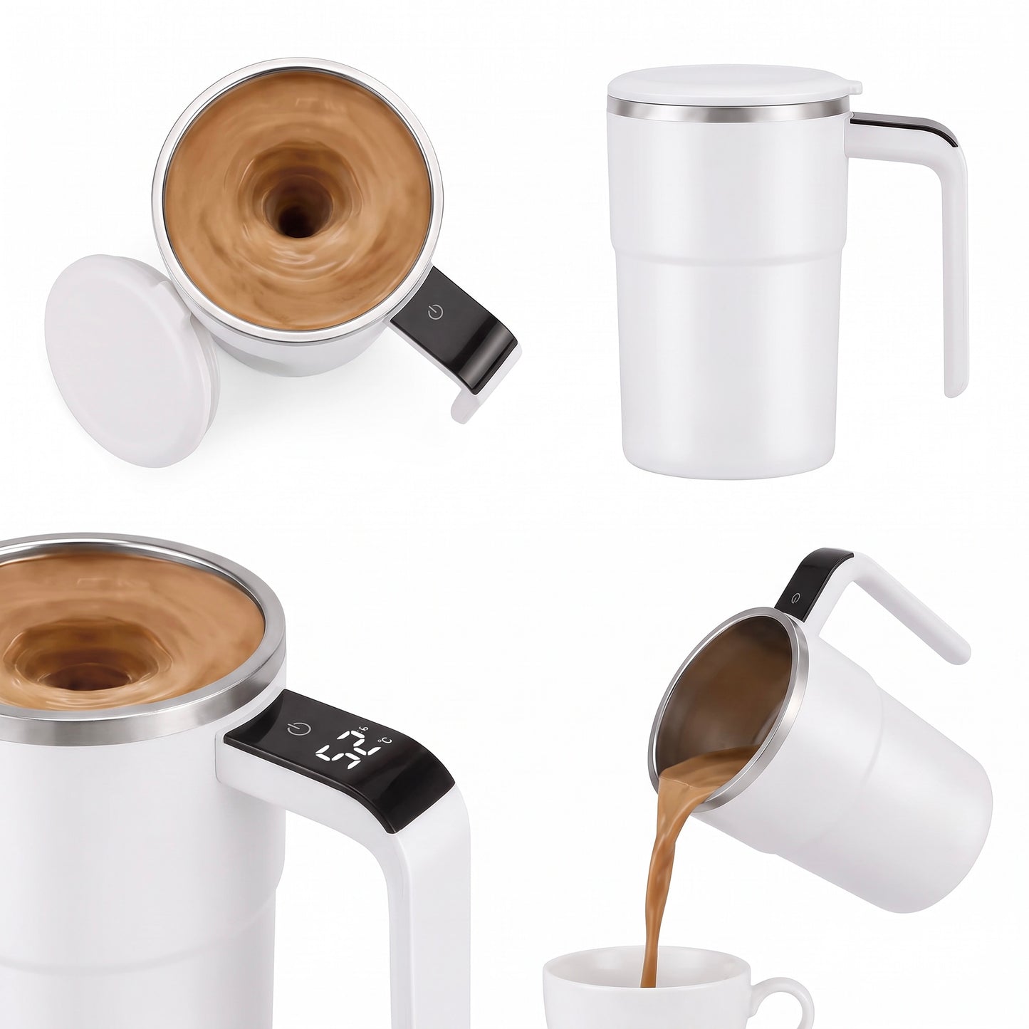 Taza Autoagitable Mezcladora 350ml - BEFLOW Mix