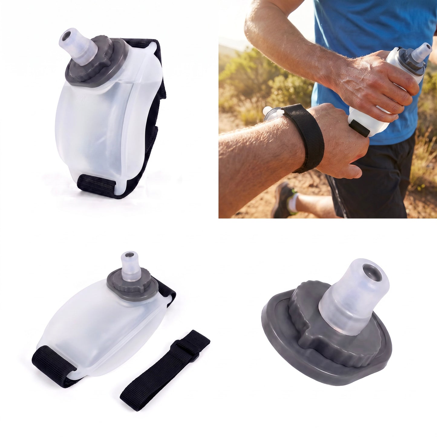 Botella de Muñeca para Correr 200ml - BEFLOW Sprint