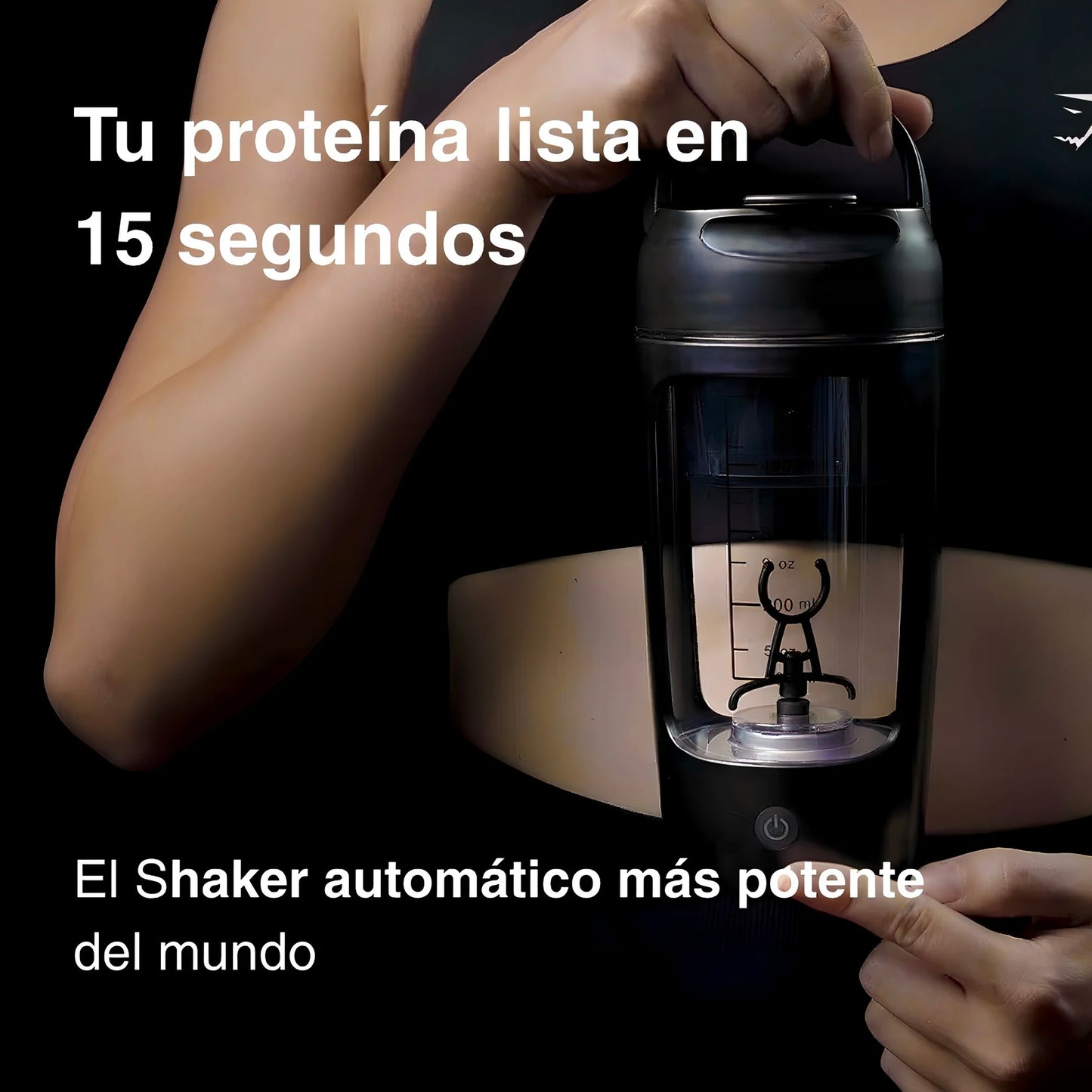 Shaker Eléctrico para Proteína 650ml - Beflow Turbo