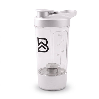 Shaker Eléctrico de Proteína 450ml Blanco - BEFLOW Blend