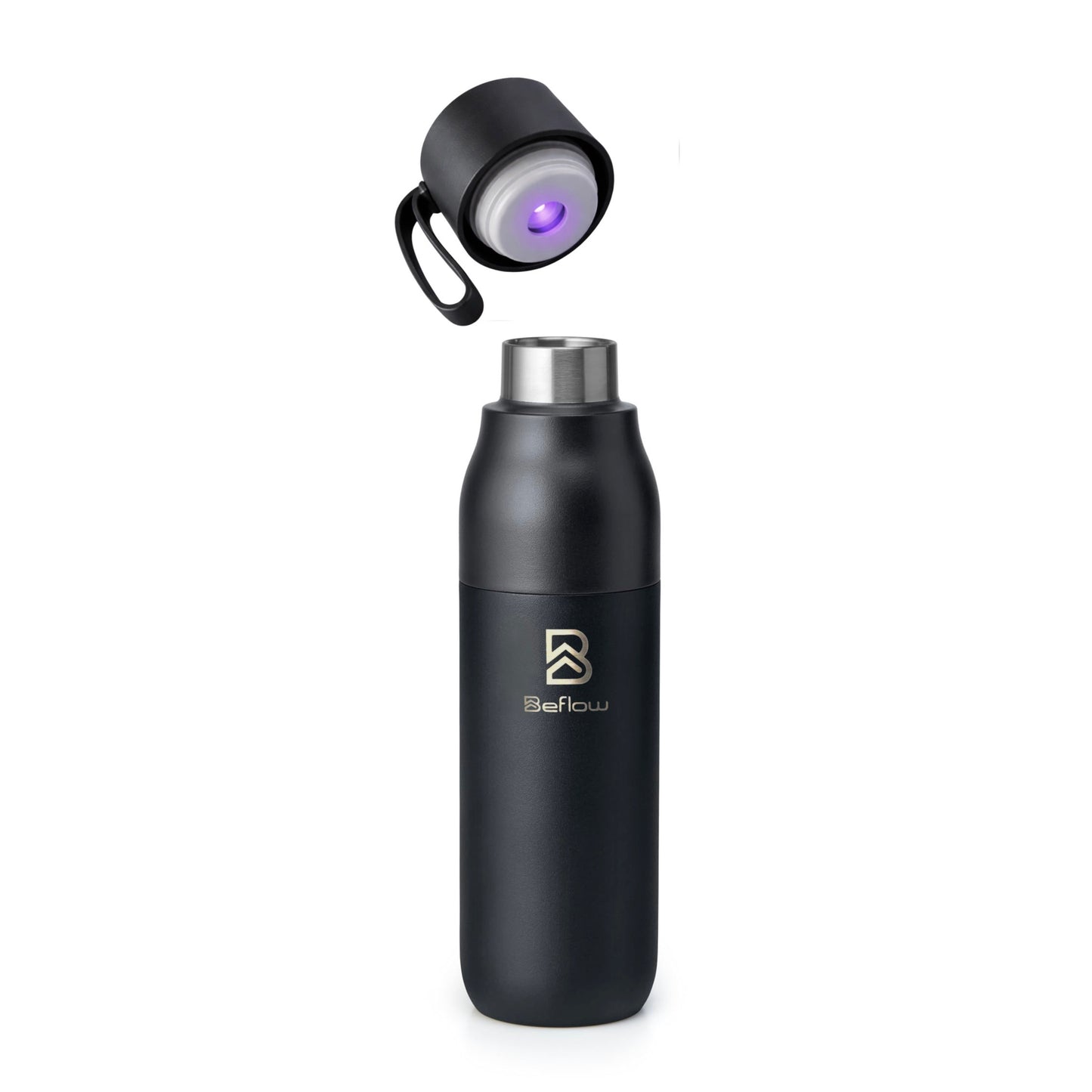 BEFLOW® S1 PRO by VSITOO – Botella Inteligente UV Negra