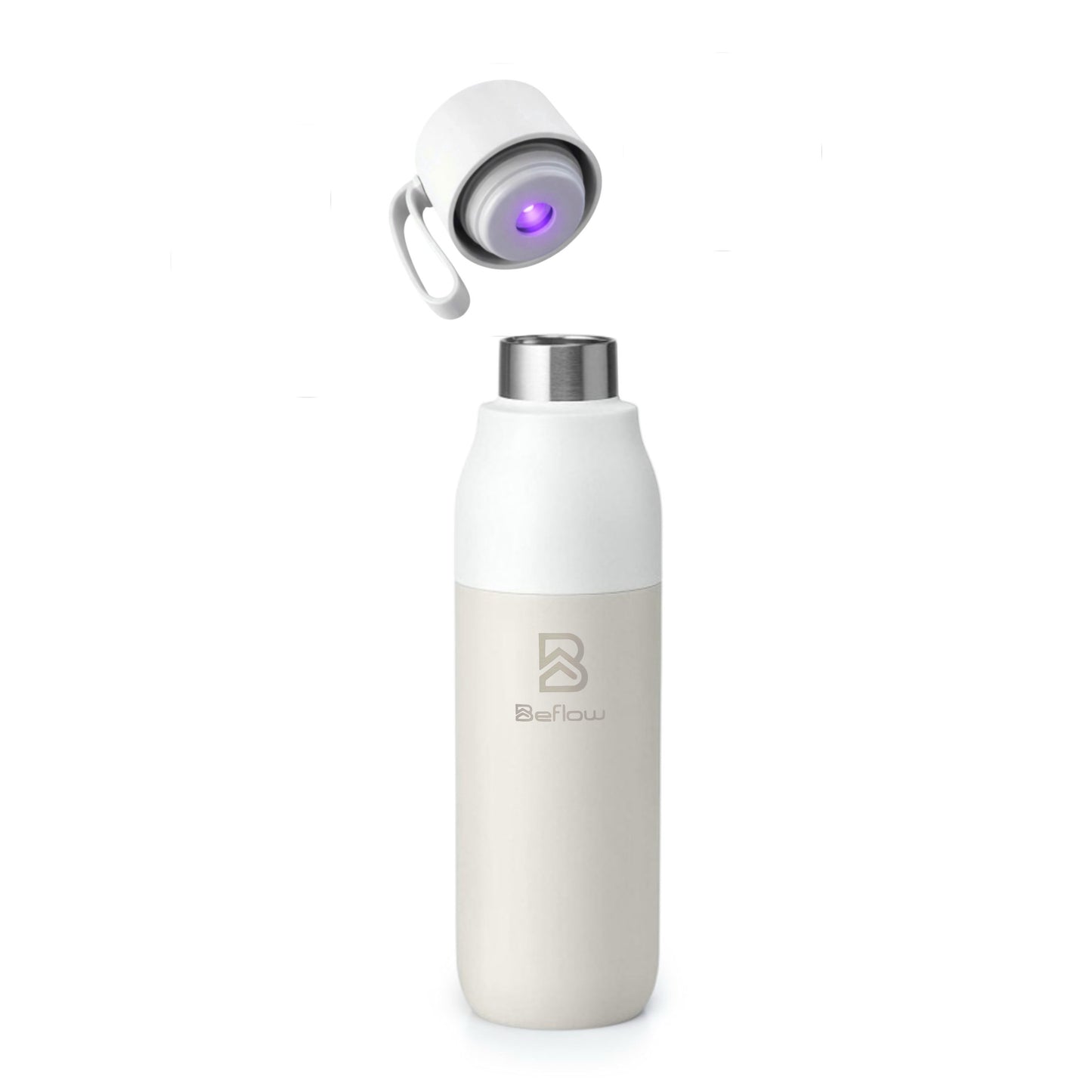 BEFLOW® S1 PRO by VSITOO – Botella Inteligente UV Blanca