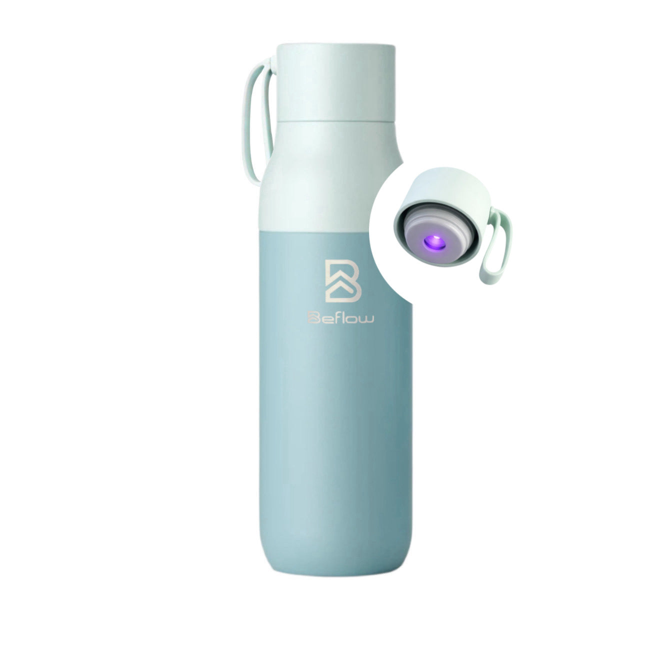 BEFLOW S1 PRO by VSITOO – Botella Inteligente UV Celeste
