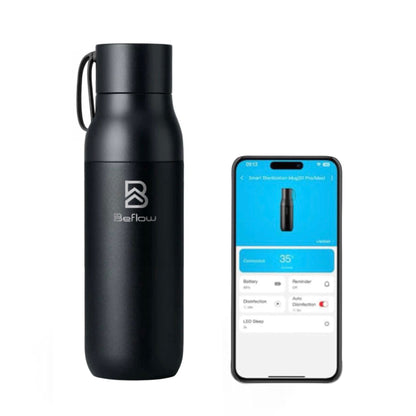 BEFLOW® S1 PRO by VSITOO – Botella Inteligente UV Negra