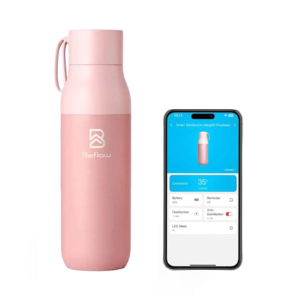BEFLOW S1 PRO by VSITOO – Botella Inteligente UV Rosada