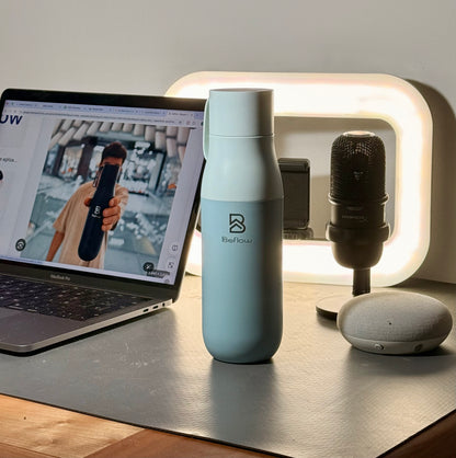 BEFLOW S1 PRO by VSITOO – Botella Inteligente UV Celeste