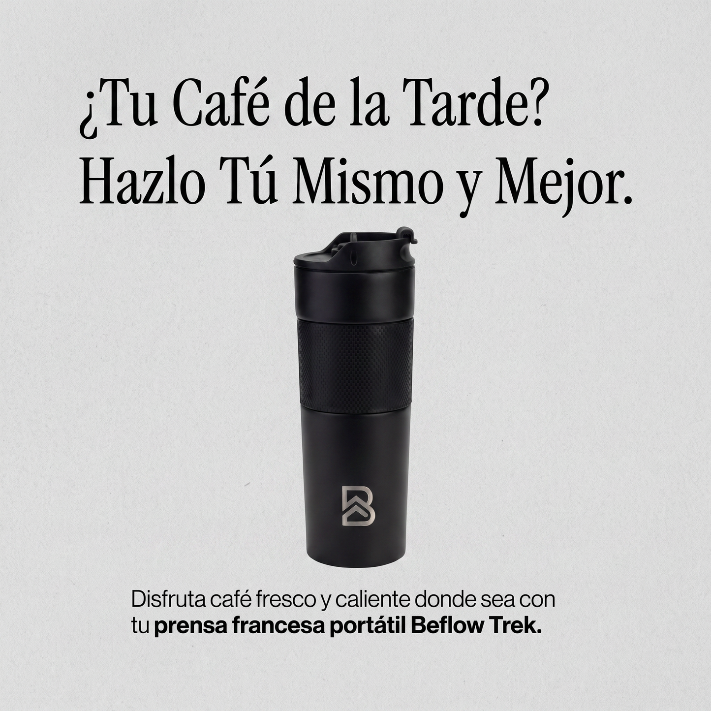 Termo Prensa Francesa Portátil 450ml - Beflow Trek