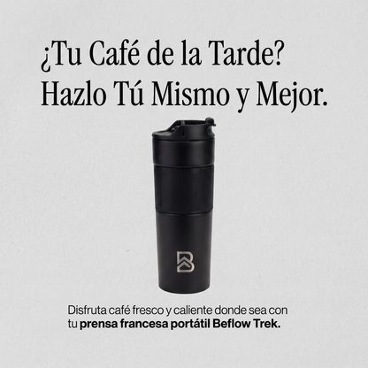 Termo Prensa Francesa Portátil 450ml - Beflow Trek