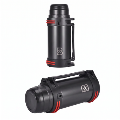Termo 2L Acero Inoxidable Negro - Beflow Summit