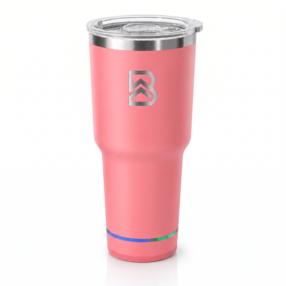 Vaso Térmico con Parlante Bluetooth 780ml Rosado - BEFLOW Beat